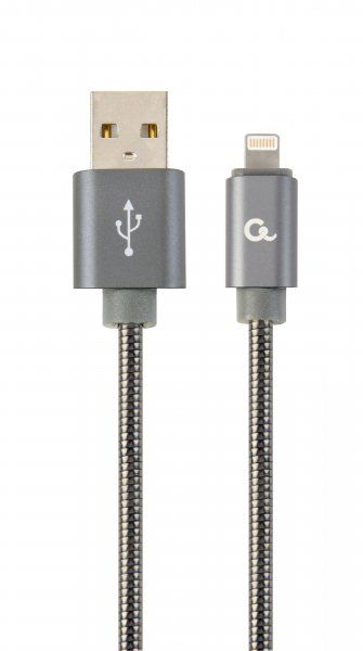  USB 2.0 -/Lightning, 1 , , 2.1  Cablexpert CC-USB2S-AMLM-1M-BG -  1