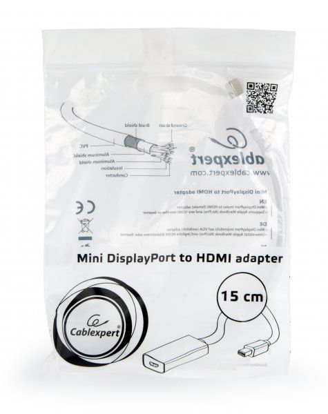 - Mini DisplayPort  HDMI Cablexpert A-mDPM-HDMIF-02-W -  2