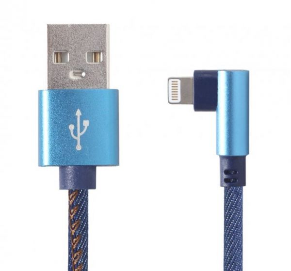   USB 2.0 -/Lightning, 1 , , 2.1  Cablexpert CC-USB2J-AMLML-1M-BL -  1