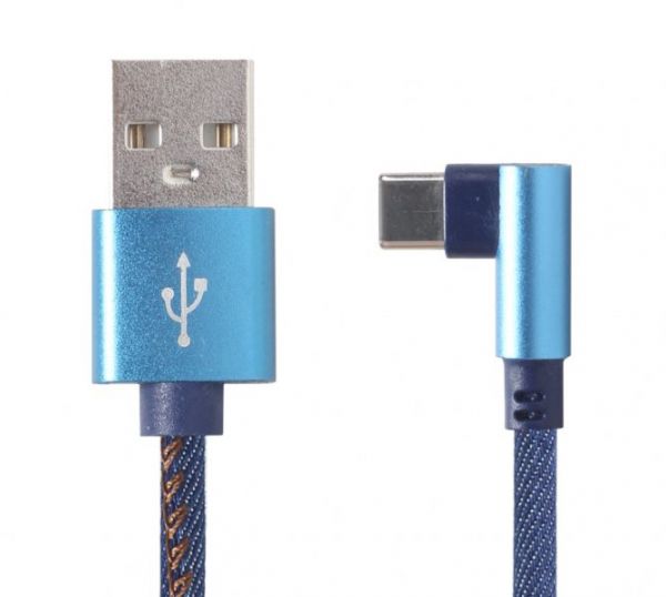   USB 2.0 A-/C-, 1 , , 2.1  Cablexpert CC-USB2J-AMCML-1M-BL -  1