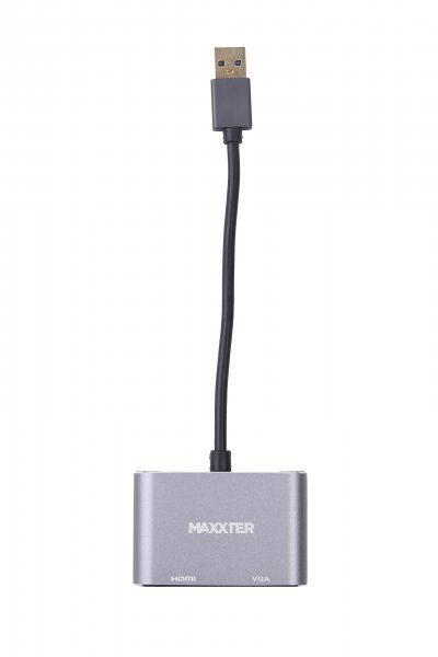 - USB-A  HDMI/VGA Maxxter V-AM-HDMI-VGA -  3