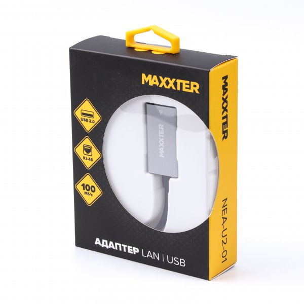 , USB  Ethernet, 100 Mbps, , - Maxxter NEA-U2-01 -  4