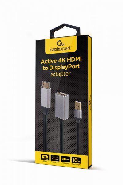 - HDMI  DisplayPort, 4K 60  Cablexpert A-HDMIM-DPF-02 -  3