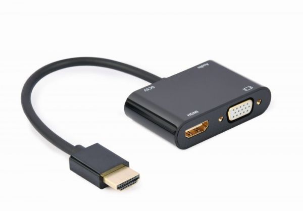 - HDMI  HDMI/VGA+ 3,5 Cablexpert A-HDMIM-HDMIFVGAF-01 -  1