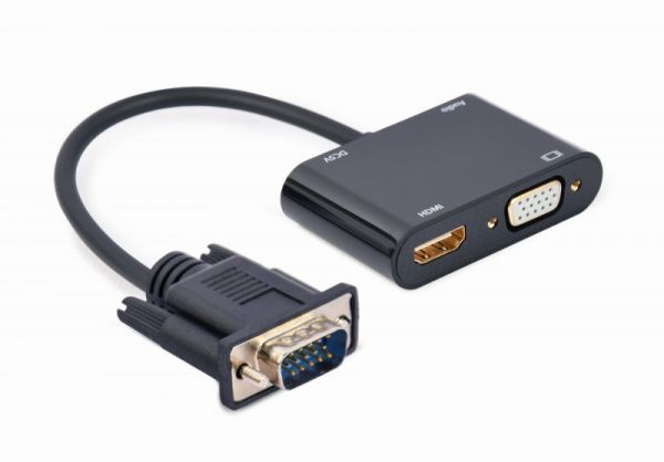 - VGA  HDMI/VGA+ 3,5 Cablexpert A-VGA-HDMI-02 -  1