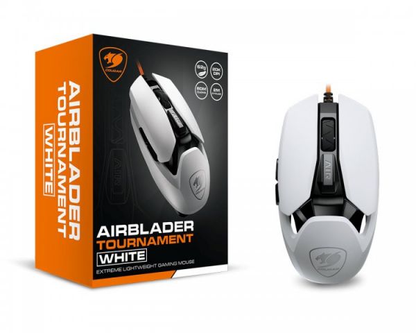  Cougar AirBlader Tournament White, USB, , 16000 dpi, 2000 Hz,  PixArt PMW3399 -  8