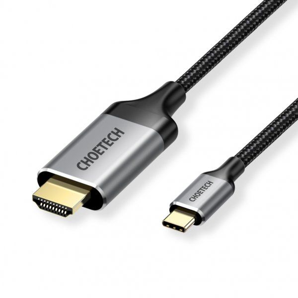  USB-C  HDMI, 4K 60 , 1.8  Choetech CH0021-BK -  1