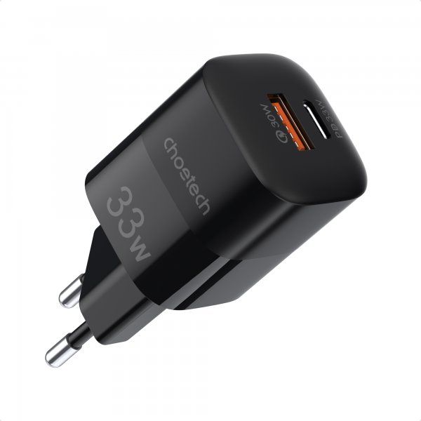   , USB-A/USB-C, 33, QC3.0+PD (30+33) Choetech PD5006-EU-BK -  1