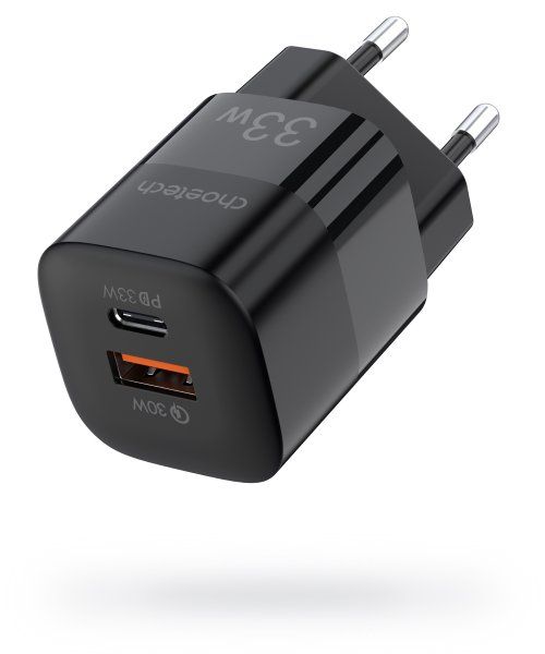   , USB-A/USB-C, 33, QC3.0+PD (30+33) Choetech PD5006-EU-BK -  2