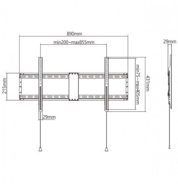    43 - 90 ( 70 ) Gembird WM-90F-01 -  2