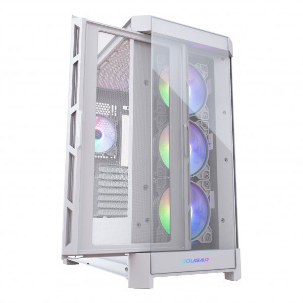  , 3*120mm ARGB, 1*120mm ARGB  , ATX/mATX/mini-ITX,   Cougar Duoface Pro RGB (White) -  4