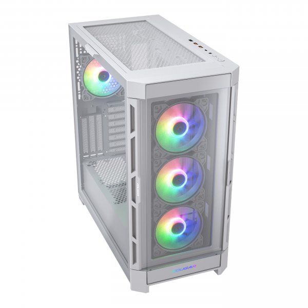  , 3*120mm ARGB, 1*120mm ARGB  , ATX/mATX/mini-ITX,   Cougar Duoface Pro RGB (White) -  8