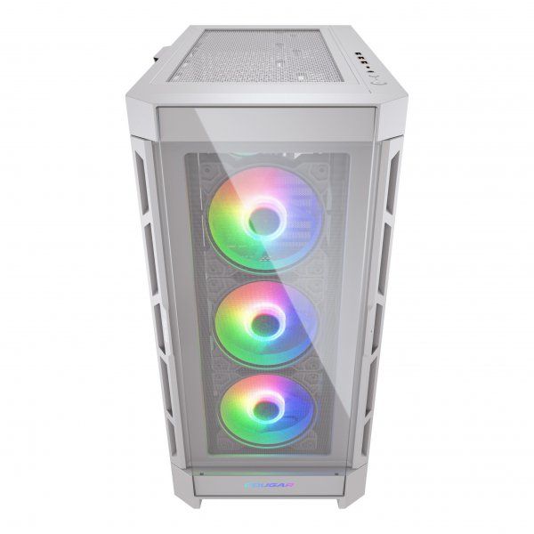  , 3*120mm ARGB, 1*120mm ARGB  , ATX/mATX/mini-ITX,   Cougar Duoface Pro RGB (White) -  9