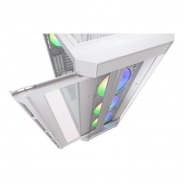  , 3*120mm ARGB, 1*120mm ARGB  , ATX/mATX/mini-ITX,   Cougar Duoface Pro RGB (White) -  10