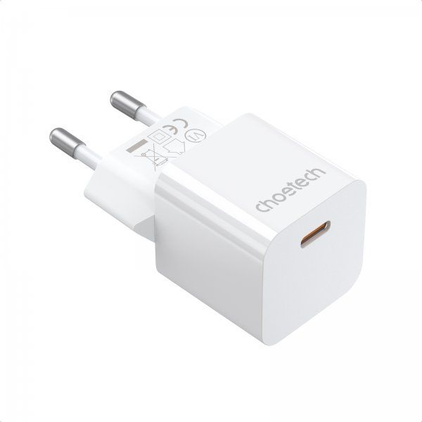   , GaN, USB-C, 20, QC3.0/PD/PPS Choetech PD5010-EU-WH -  1