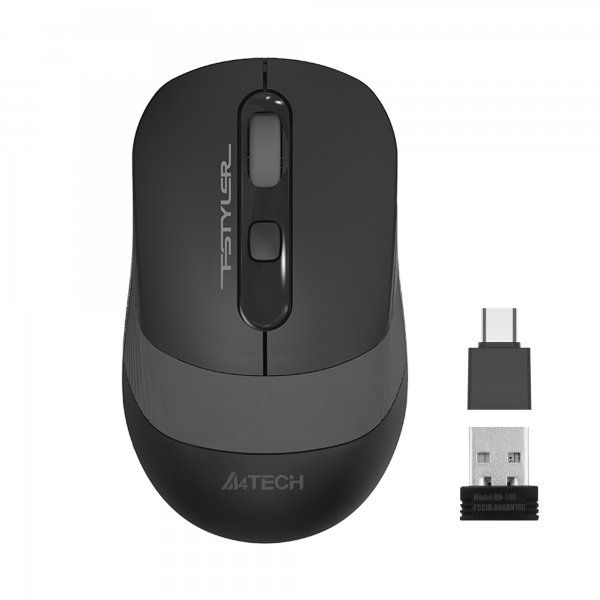    Fstyler, USB, 2000 dpi, + A4Tech FG10CS Air (Stone Grey) -  1