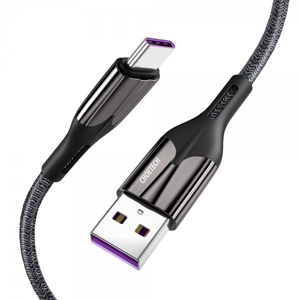    USB 2.0, A-/C-, 5A, 1,2 . Choetech AC0013-BK -  1