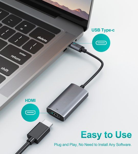 - USB-C  HDMI, 8 60  Choetech HUB-H16-GY -  2