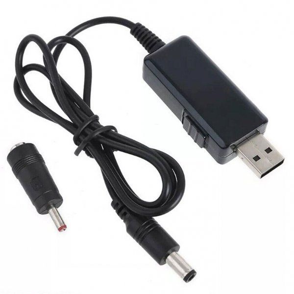  , USB-AM  5.5 / 3.5 , 9/12V, 0.8  Maxxter UB-DC9/12-0.8M -  3