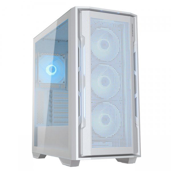  , 4*120mm ARGB  , ATX/mATX/mini-ITX,   Cougar UNIFACE RGB White -  1