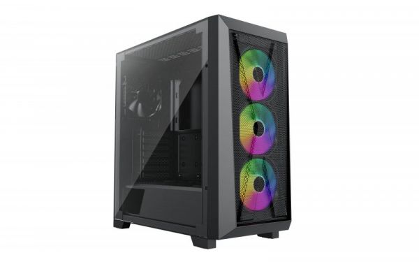  , 2x3.5"/2.5"+2x2.5", 3x120 mm ARGB Fan and 1x120 Black Fan Pre-installed, Type C (Gen2) x1, USB3.0 x2, Audio x1 Xilence X912.ARGB (XG151) -  2