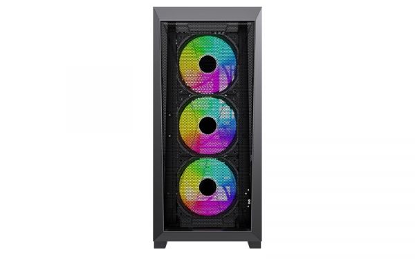  , 2x3.5"/2.5"+2x2.5", 3x120 mm ARGB Fan and 1x120 Black Fan Pre-installed, Type C (Gen2) x1, USB3.0 x2, Audio x1 Xilence X912.ARGB (XG151) -  3