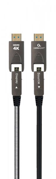   (AOC) HDMI-A/D  A/D V.2.0, 4 60,  , 30  Cablexpert CCAP-HDMIDD-AOC-30M -  1