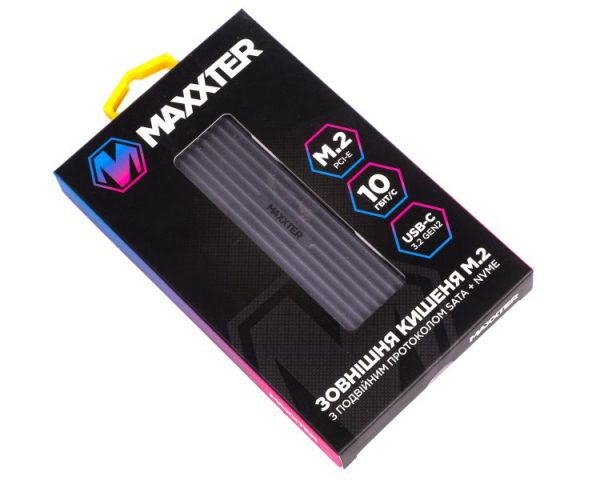   M.2 (NVMe&NGFF), USB 3.1,  Maxxter EHDE-2280D-01 -  4