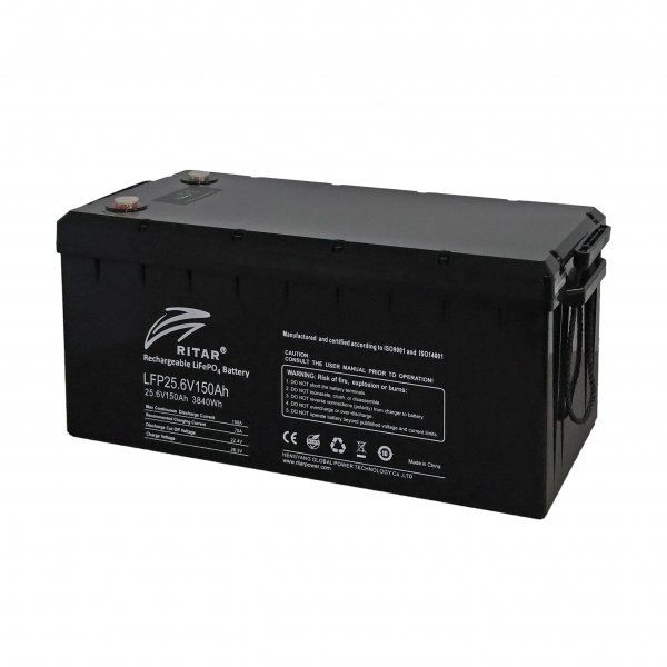       24  150 A, LiFePo4 Ritar LFP25.6V150Ah G2 -  1