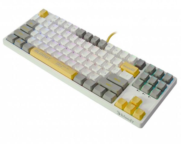   , USB, RGB , BLMS TKL Switch Bloody S87 (Energy White) -  2