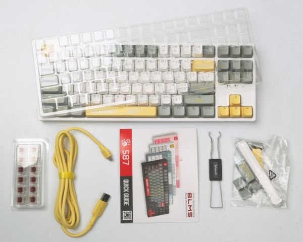   , USB, RGB , BLMS TKL Switch Bloody S87 (Energy White) -  13