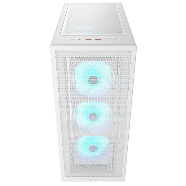  , 4*120mm ARGB  , ATX/mATX/mini-ITX,   Cougar MX220 RGB White -  7