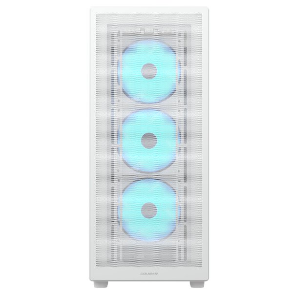  , 4*120mm ARGB  , ATX/mATX/mini-ITX,   Cougar MX220 RGB White -  8