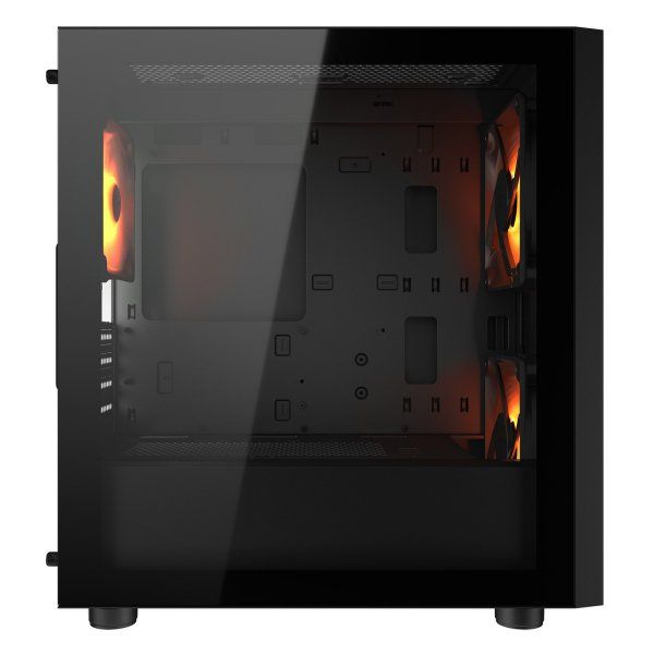  , 2*140mm, 1*120mm ARGB  , mATX/mini-ITX, USB3.0 x 2, USB3.0x2, USB2.0x1, Audio x1,   Cougar UNIFACE MINI RGB Black -  6