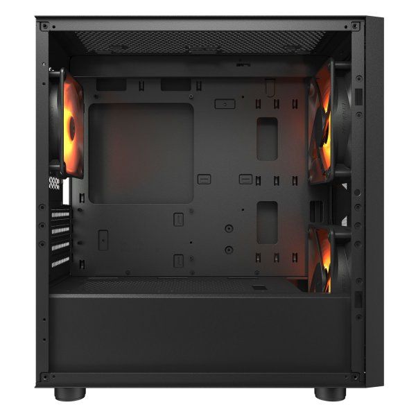  , 2*140mm, 1*120mm ARGB  , mATX/mini-ITX, USB3.0 x 2, USB3.0x2, USB2.0x1, Audio x1,   Cougar UNIFACE MINI RGB Black -  7