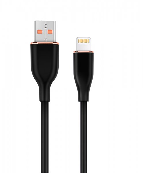  USB 2.0 -/Lightning, 1.5 , , 2.1  Cablexpert CC-USB2S-AM8PM-1.5M-BK -  1