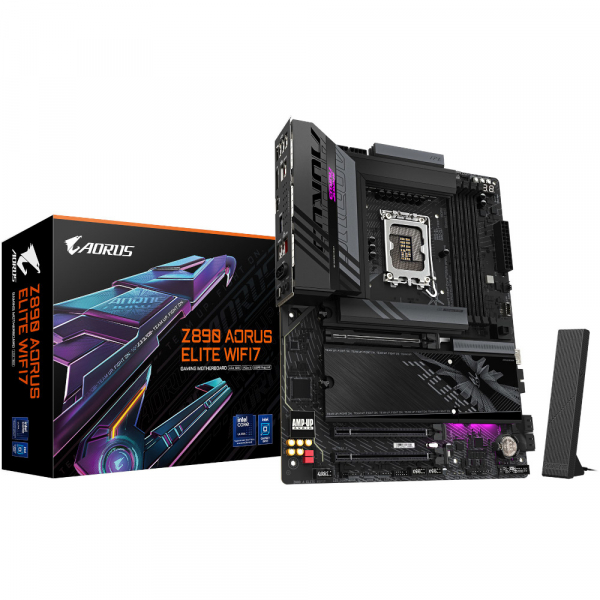 GIGABYTE M  s1851 Intel Z890 HDMI/TB4(USB4-C )  4xM.2 2.5GbE LAN ATX Z890 AORUS ELITE WIFI7 -  6