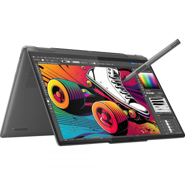 LENOVO  14WUXGAT/U5-125U/16/512/Intel HD/DOS/BL/Pe n/Storm grey Yoga 7 2 in 1  14IML9 -  6