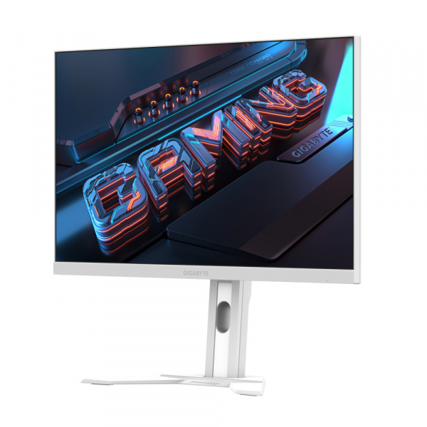 GIGABYTE i i 27"SS IPS 180Hz 1ms QHD (2560 x 14 40) 2xHDMI(2.0) 1xDP(1.4)KVM USB 3.2 Type-C White M27QA ICE Gaming Monitor -  3