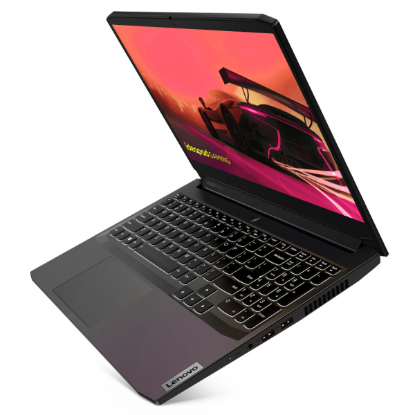 LENOVO  15.6FM/R5 5500H/8/512/RTX 2050 4GB/DOS/B lack Gaming 3 15ACH6 -  5