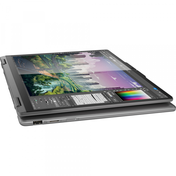 LENOVO  14WUXGAT_OLED/R5 8640HS/16/512/AMD/DOS/BL/ Pen/Storm grey Yoga 7 2 in 1  14AHP9 -  9