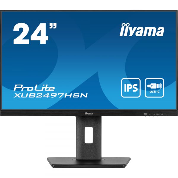 IIYAMA 23.8" 16:9 IPS  , 19201080, 1  (MPRT),  100 , Adaptive Sync, 1xHDMI 1.4/1xDP 1.2/1xDP o XUB2497HSN-B2 -  1