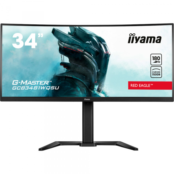 IIYAMA 34" 21:9   VA  , 34401440 , 0,3  (MPRT), 180 , HDR400, FreeSync, 2xHDMI  GCB3481WQSU-B1 -  1