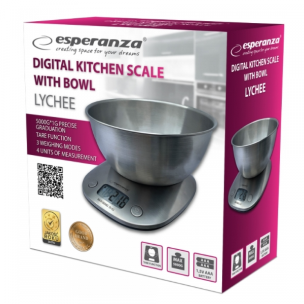   ESPERANZA EKS008 Kitchen Scale Lychee -  2