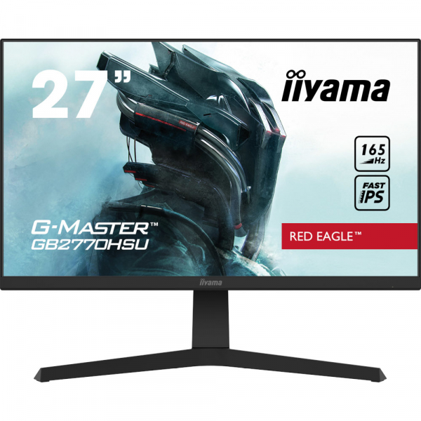 IIYAMA 27" 16:9 Fast IPS   , 19201080, 0 ,2  (MPRT), 180 , Adaptive Sync, 1xHDMI 1.4/1x G2770HS-B1 -  2