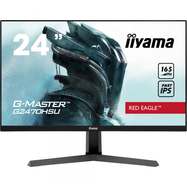 IIYAMA 23.8" 16:9 Fast IPS   , 19201080,  0,2  (MPRT), 180 , Adaptive Sync, 1xHDMI 1.4/ G2470HS-B1 -  1