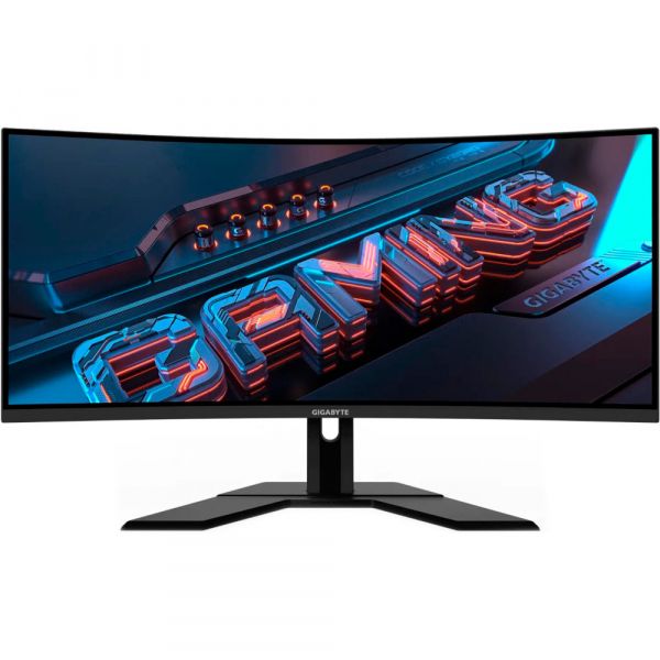 GIGABYTE i i 34" VA 1500R 180Hz  3440x1440 Display HDR400 2xHDMI(2.0) 2xDP(1.4) 2x2W G34WQCP Gaming Monitor -  1