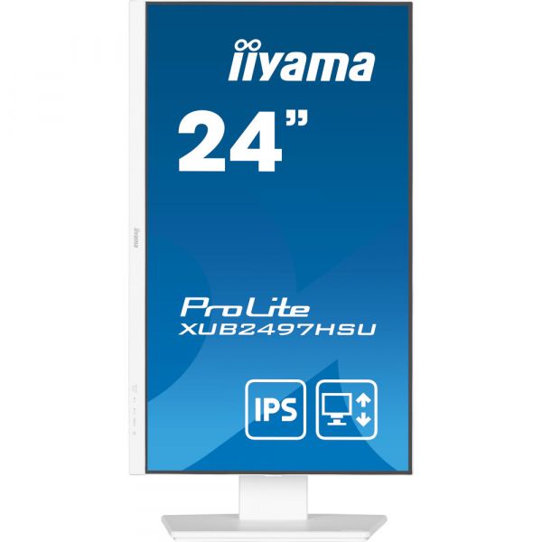 IIYAMA 23.8" 16:9 IPS  , 19201080, 1  (MPRT),  100 , Adaptive Sync, 1xHDMI 1.4/1xDP 1.2/2xUSB  XUB2497HSU-W2 -  2