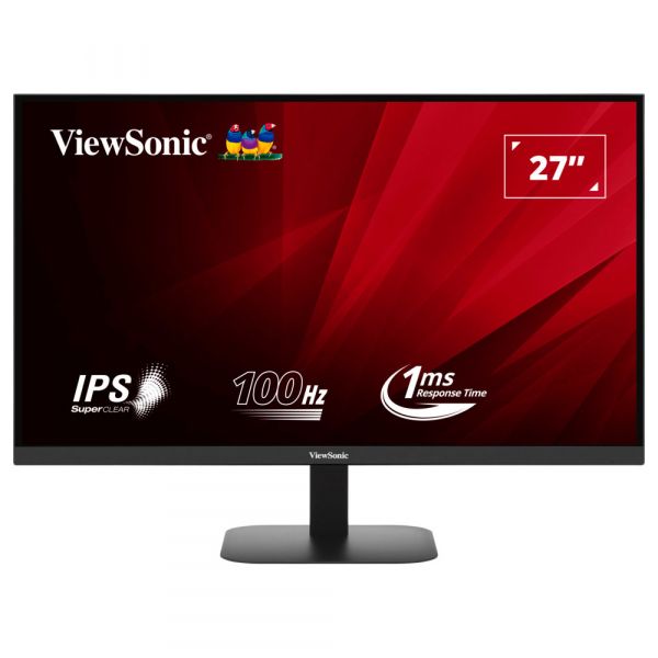 VIEWSONIC 27" 16:9 SuperClear IPS  , 25601440, 100  , 1  ,HDMI 2.0 (with HDCP 2.2): 2, DisplayPor VA2708-2K-HD -  1