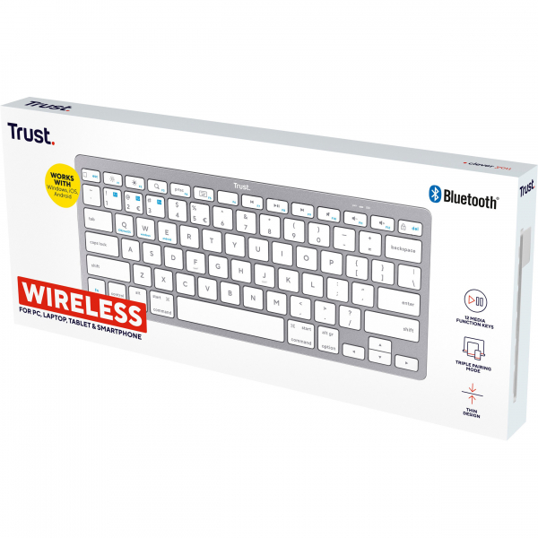 TRUST  Bluetooth Wireless Keyboard Bluetooth Wireless Keyboard -  4